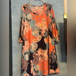 Tee for the Soul 3/4 sleeve dress.